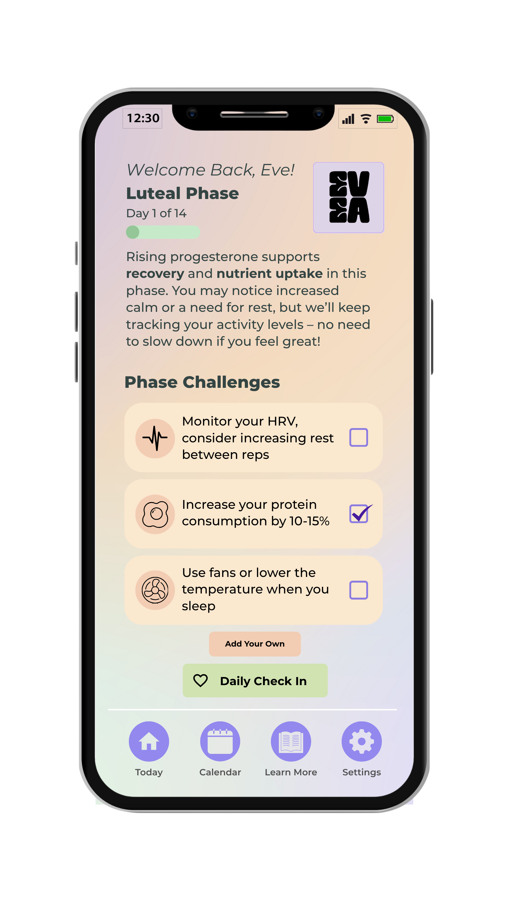 Evea App Screenshot